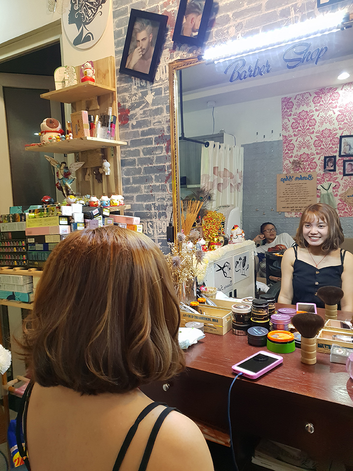 Bấm bím phồng chân tóc setting 3d