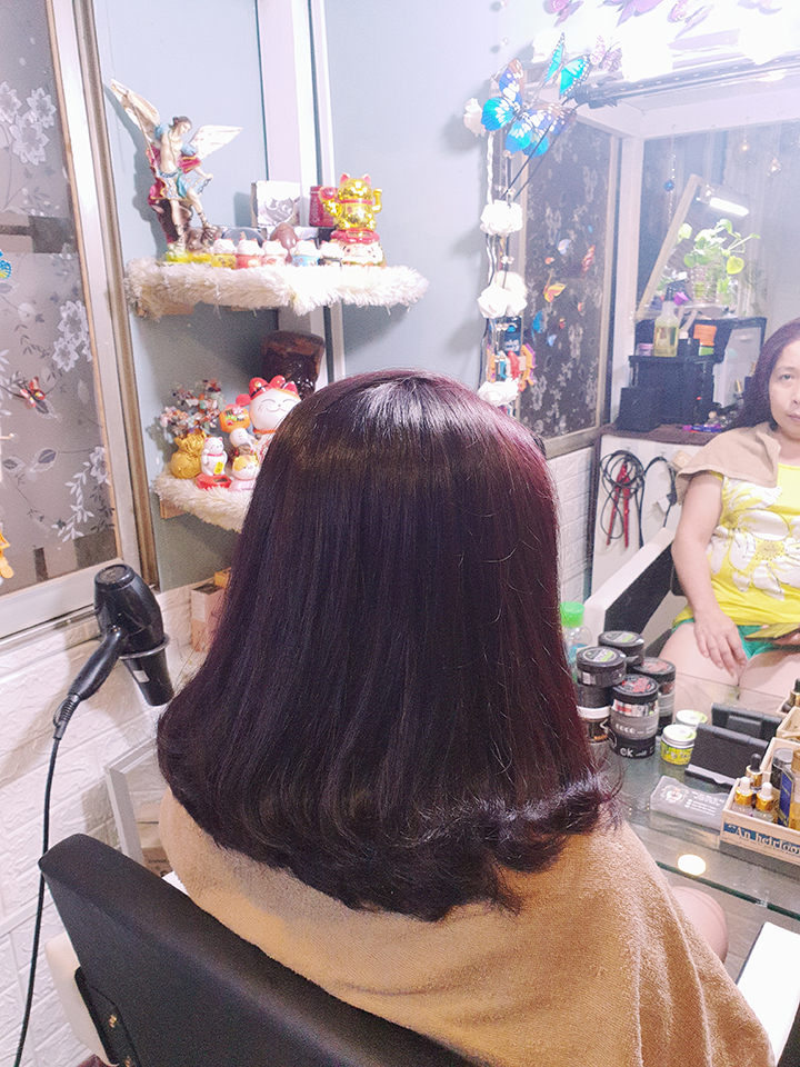 Liệu trình phục hồi tóc phủ lụa kerasilk và bắn Nano Keratin