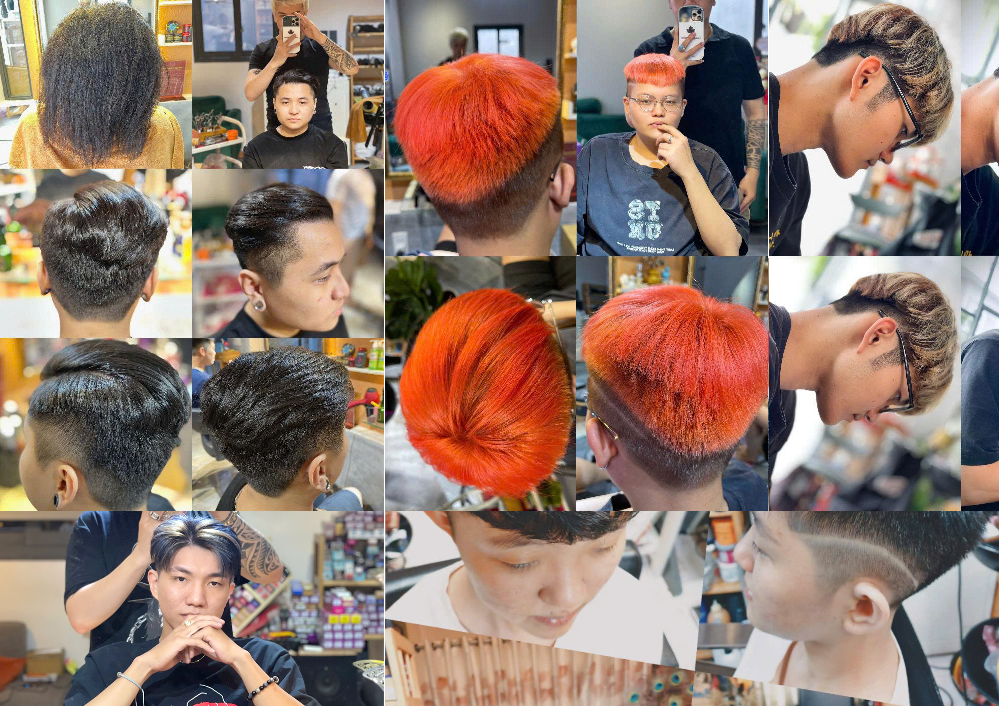 Cắt tóc kiểu tóc nam